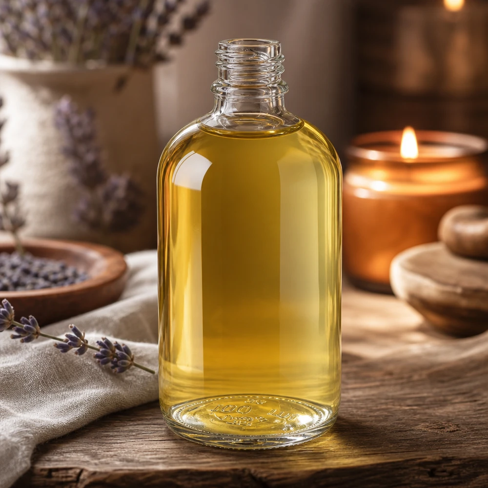 Helder glazen fles 100ml ApoGlas apothekersfles 100ml van hoogwaardig borosilicaatglas voor aromatherapietoepassingen
