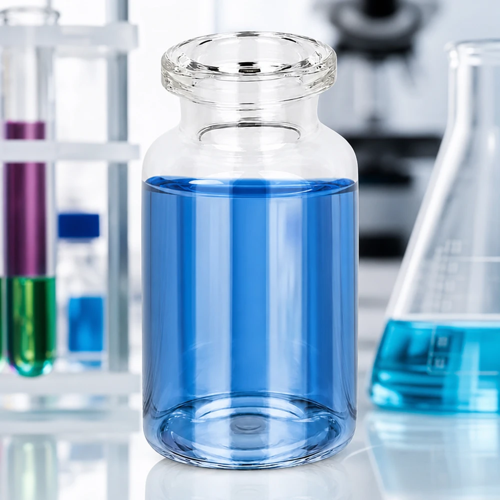Injectiefles helder glas 10ml Sterilisierbare Injektionsflasche 10ml aus Klarglas mit großem Füllvolumen und engem Flaschenhals