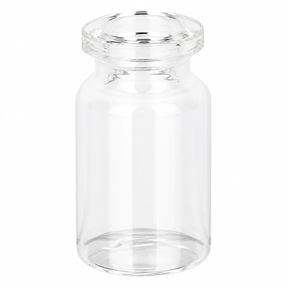 Injectiefles helder glas 5ml 5ml Klarglas Fläschchen für Injektionslösungen transparent mit glattem Boden
