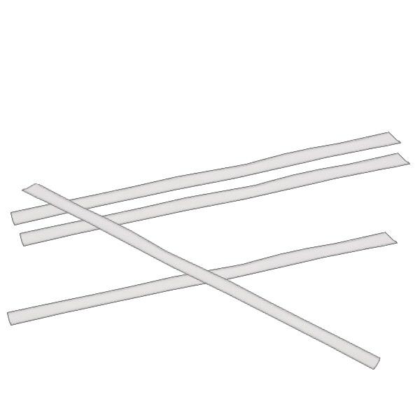 1 paperclip sluiting, lengte 120, wit