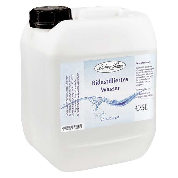 Doktor-Klaus Aqua bidest - Dubbel gedestilleerd water 5 l