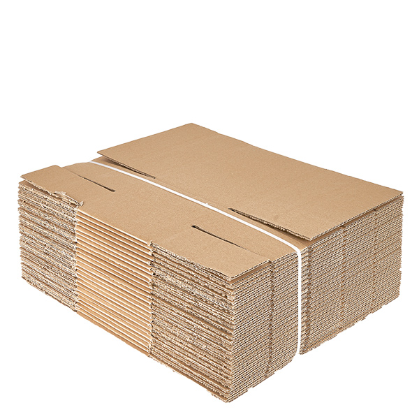 Glazen dozen (25 stuks) met 6 compartimenten 190x125x151mm