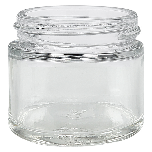 Glazen pot 60ml helder met deksel UNiTWIST
