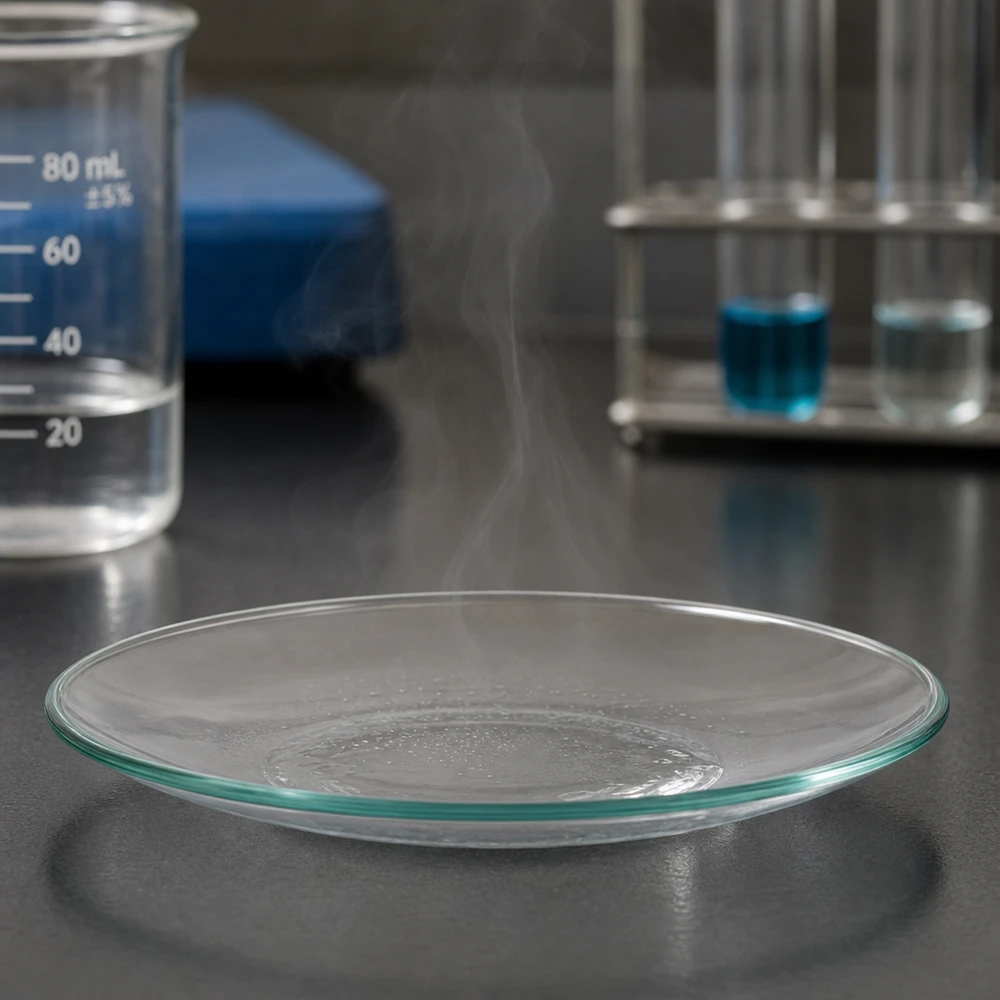 Horlogeglazen 120 mm - borosilicaatglas 3.3 - versmolten rand Precisie glazen schaal 12cm rond met stevige constructie voor professionele laboratoriumapparatuur