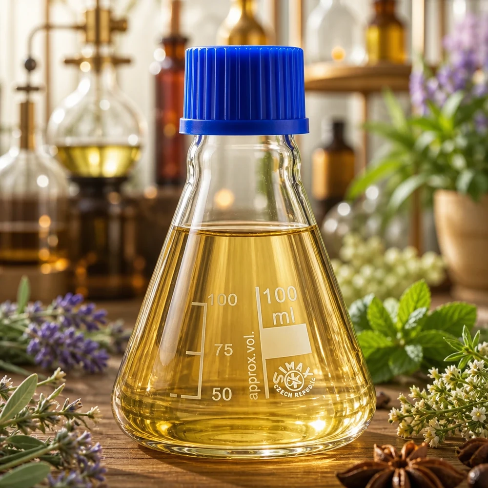 Laboratorium beker erlenmeyer 100ml gemaakt van hittebestendig glas met praktische afsluitdop