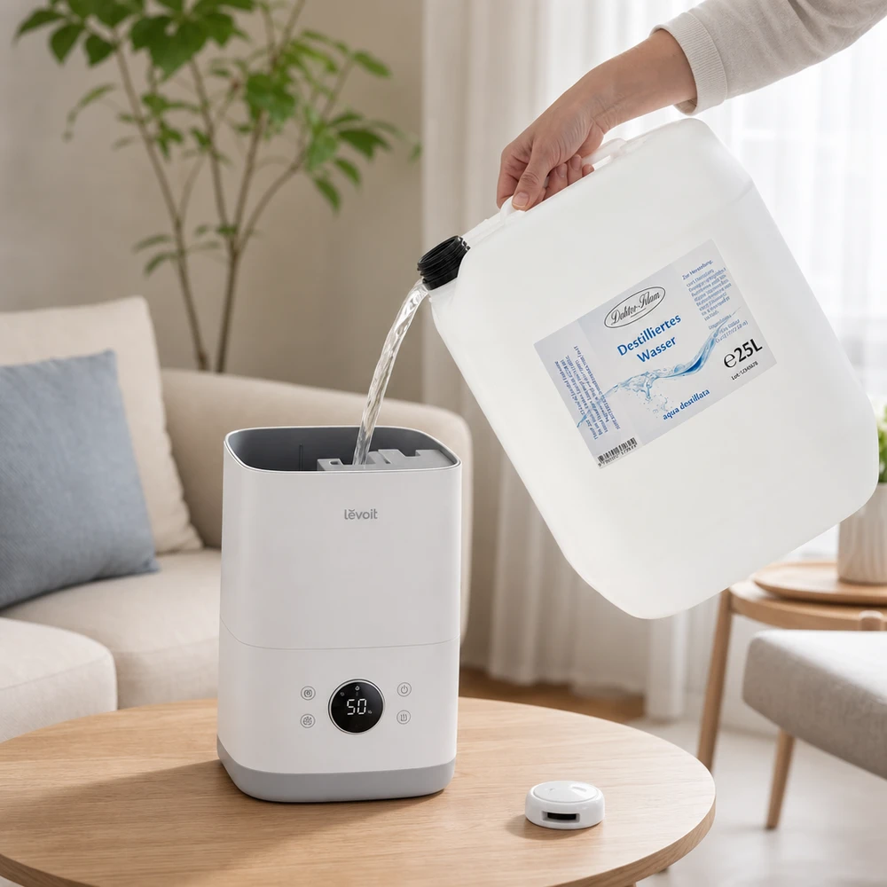 25 liter gedestilleerd water - Aqua dest in blanke premium jerrycan van Doktor Klaus 25 liter gedestilleerd water - Aqua dest in blanke premium jerrycan van Doktor Klaus