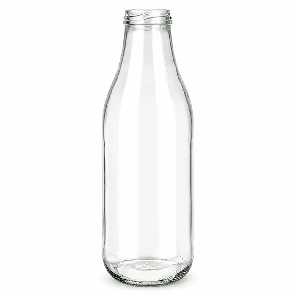 1000ml glazen fles zonder deksel TO48 UNiTWIST transparante lege melkfles heldere glazen drankfles