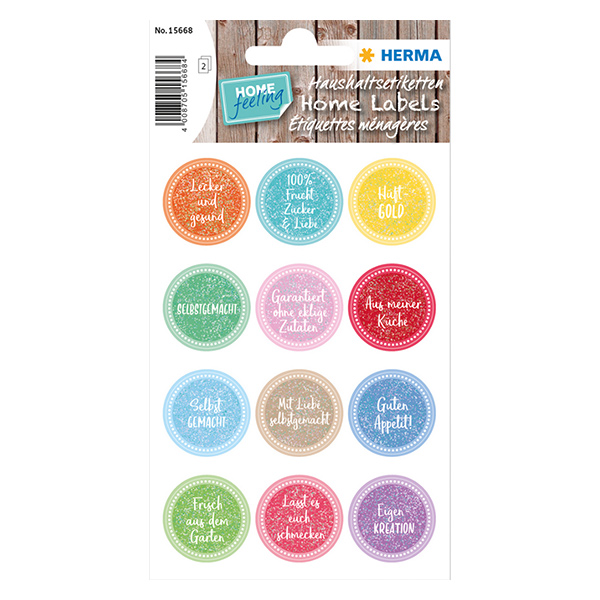 Stickers “Hüftgold” (24 stickers met glitter) | 2 vellen = 24 papieren stickers. Stickers “Hüftgold” (24 stickers met glitter) | 2 vellen = 24 papieren stickers.