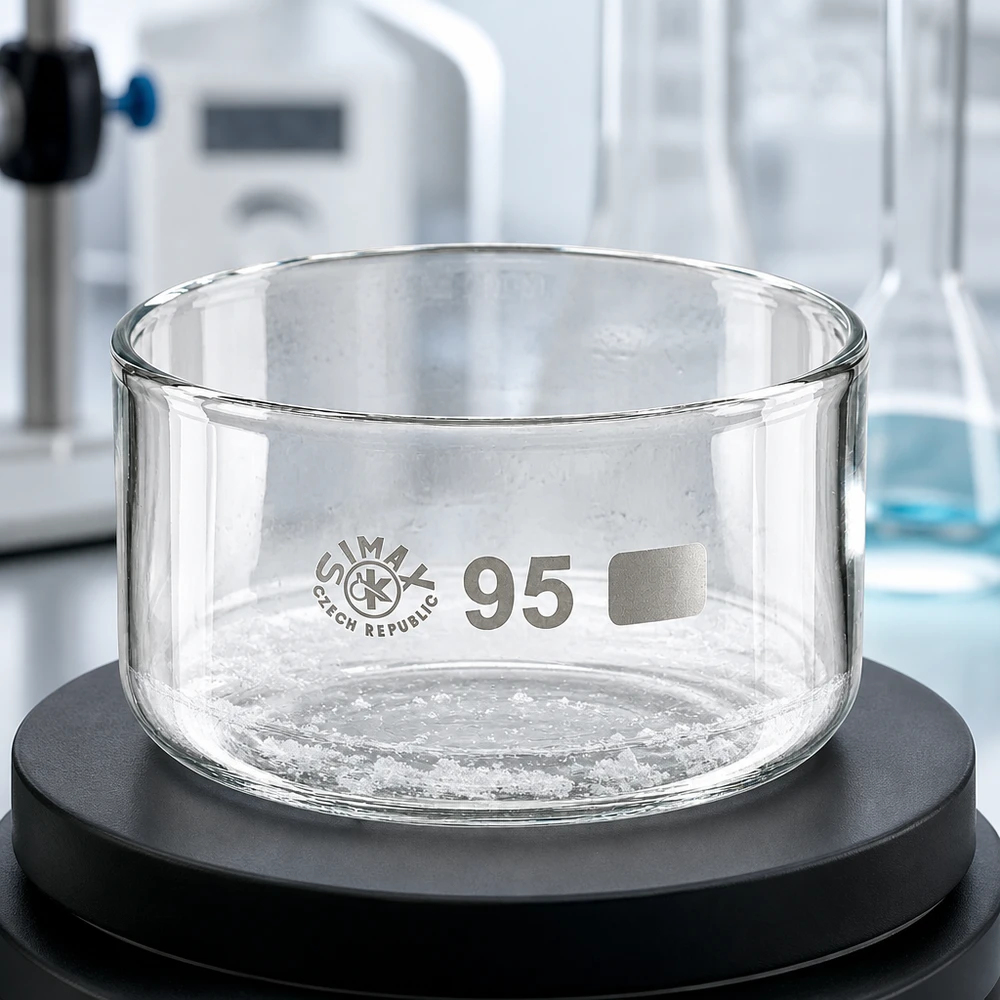 300 ml verdampingsschaal van borosilicaatglas, helder transparant glas, laboratoriumbenodigdheden, diameter 95 mm