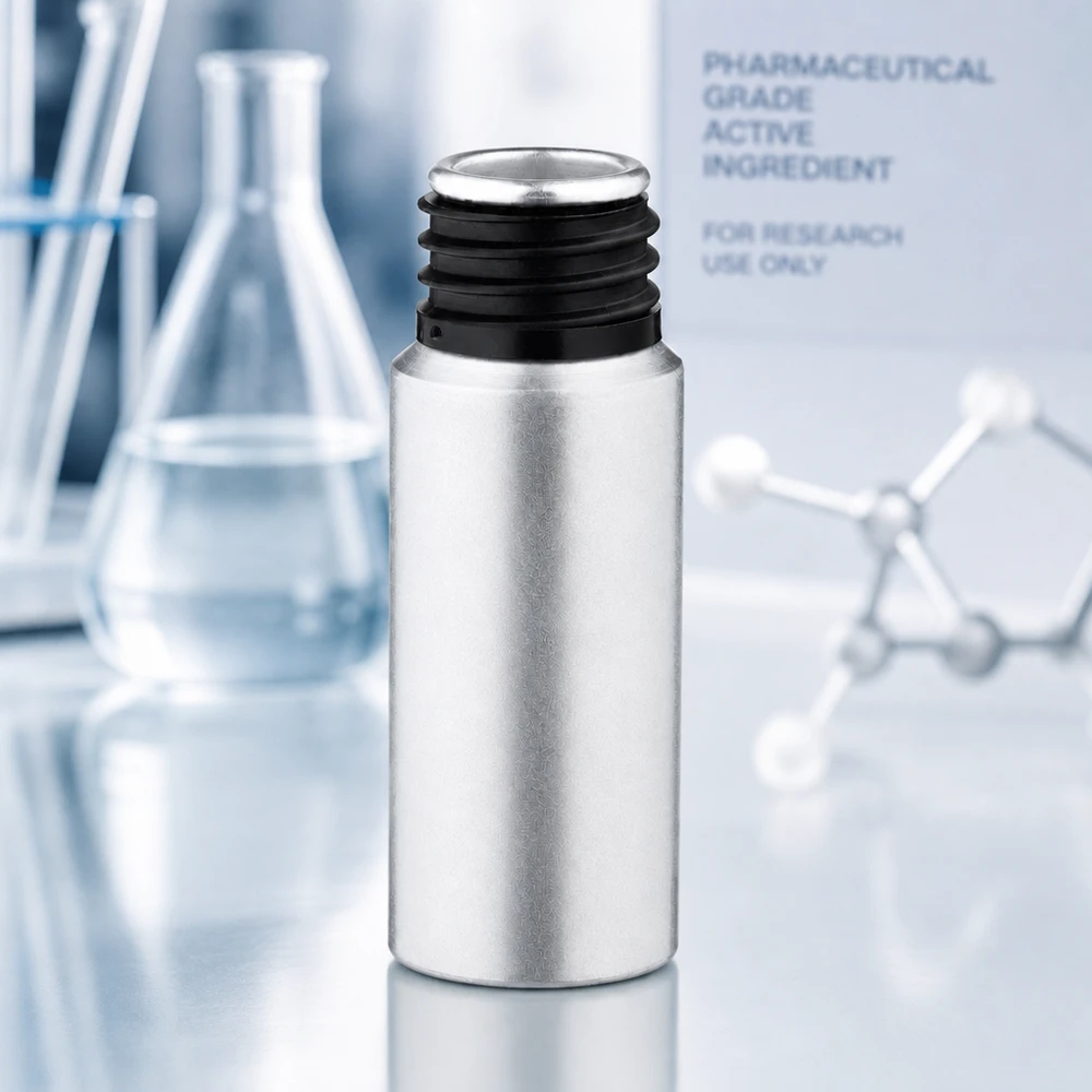 20 ml aluminium fles gebeitst zonder sluiting Lichtgewicht 20 ml flesje van geanodiseerd aluminium voor veilig monstertransport