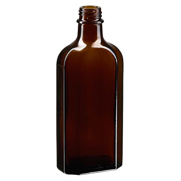 150 ml bruine meplatfles met DIN 22 monding