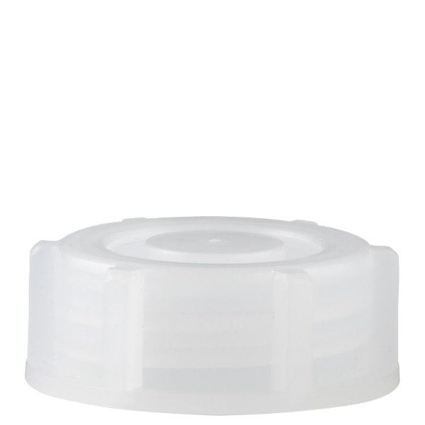 Schroefsluiting voor 250 ml laboratoriumfles met wijde hals transparant 40 mm