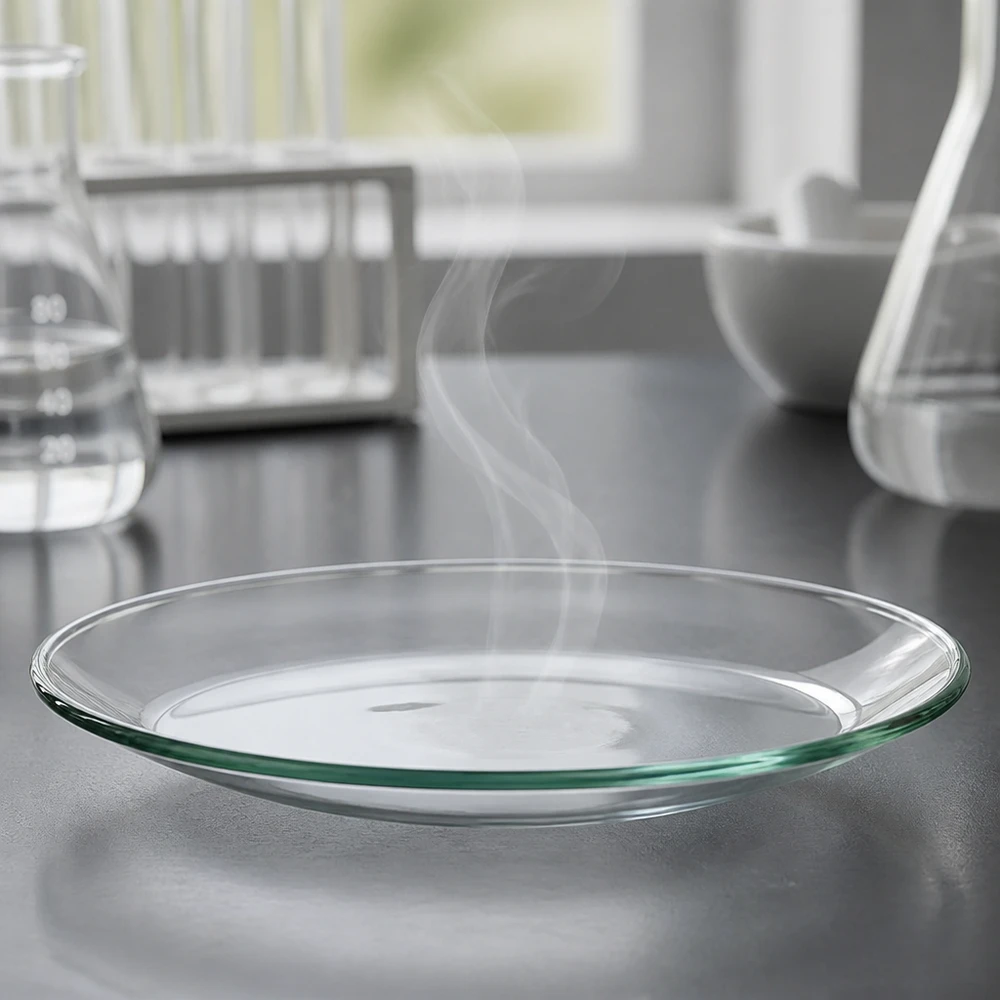 Horlogeglazen 60 mm - borosilicaatglas 3.3 - versmolten rand Kleine glazen laboratoriumschaal van 60 mm voor het verzamelen en drogen van monsters en stoffen