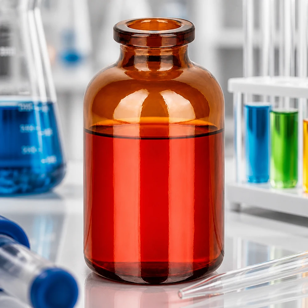 Injectiefles bruin glas 30ml Kleine Braunglas-Injektionsflasche 30ml kompakte Bauform für Einzel- und Mehrfachentnahme