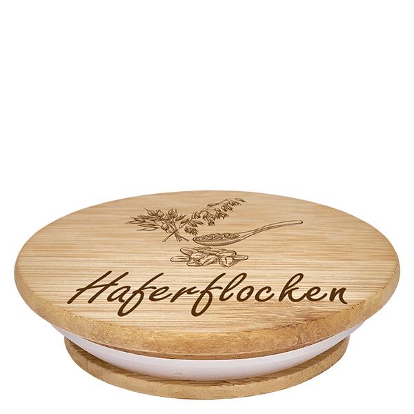 Houten deksel “Havermout” voor WECK RR100 Houten deksel “Havermout” voor WECK RR100