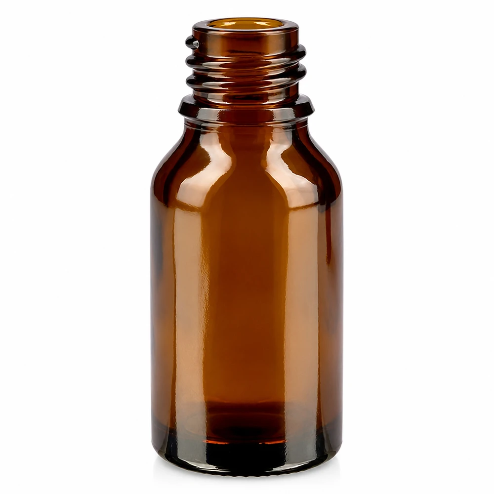 Bruine glazen fles 30ml 30ml bruin apothekersflesje van glas, hoge vorm met schroefdraad voor etherische oliën en medicijnen