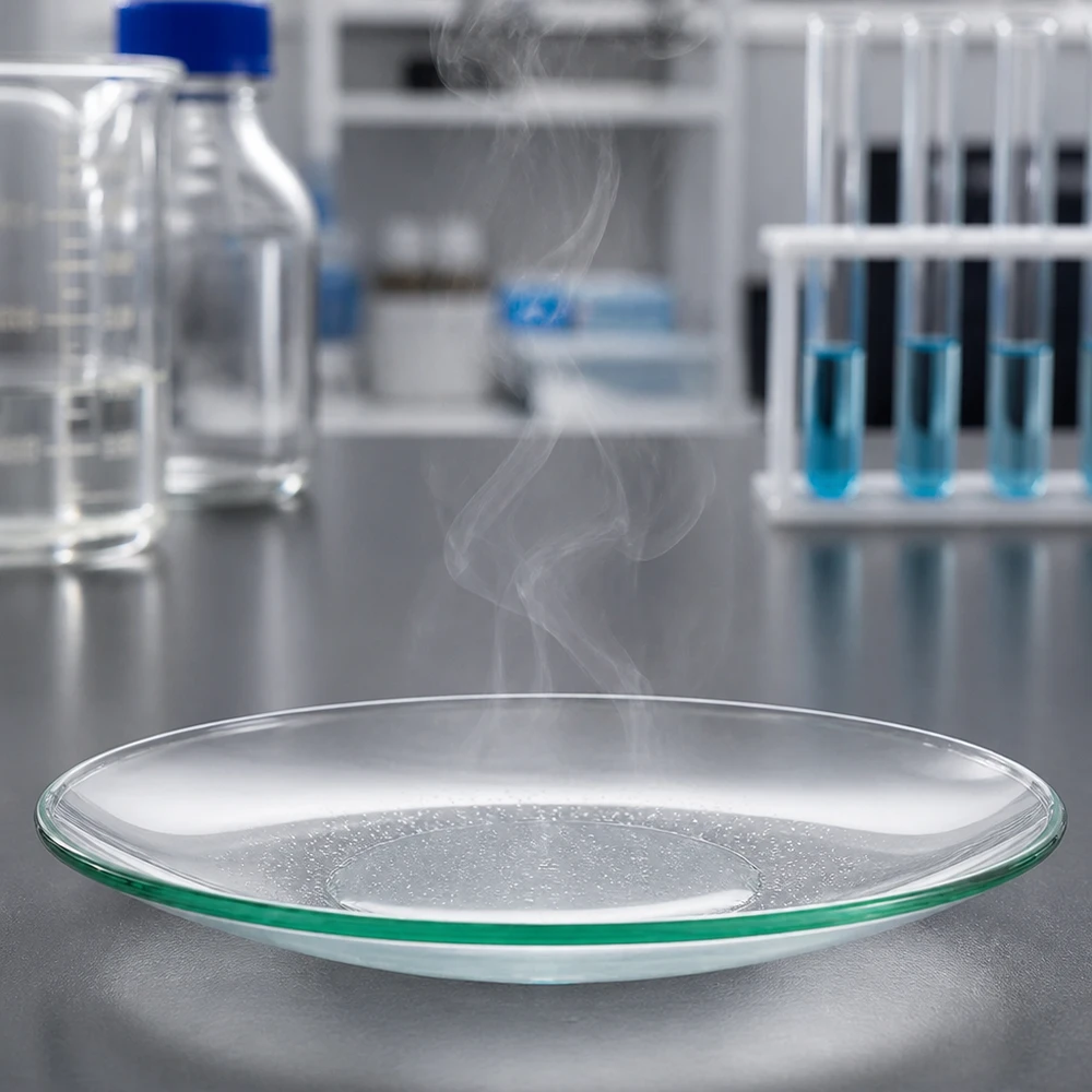 Horlogeglazen 90 mm - borosilicaatglas 3.3 - versmolten rand Schaal van transparant laboratoriumglas Ø 90 mm met optimale warmteverdeling voor droogprocessen