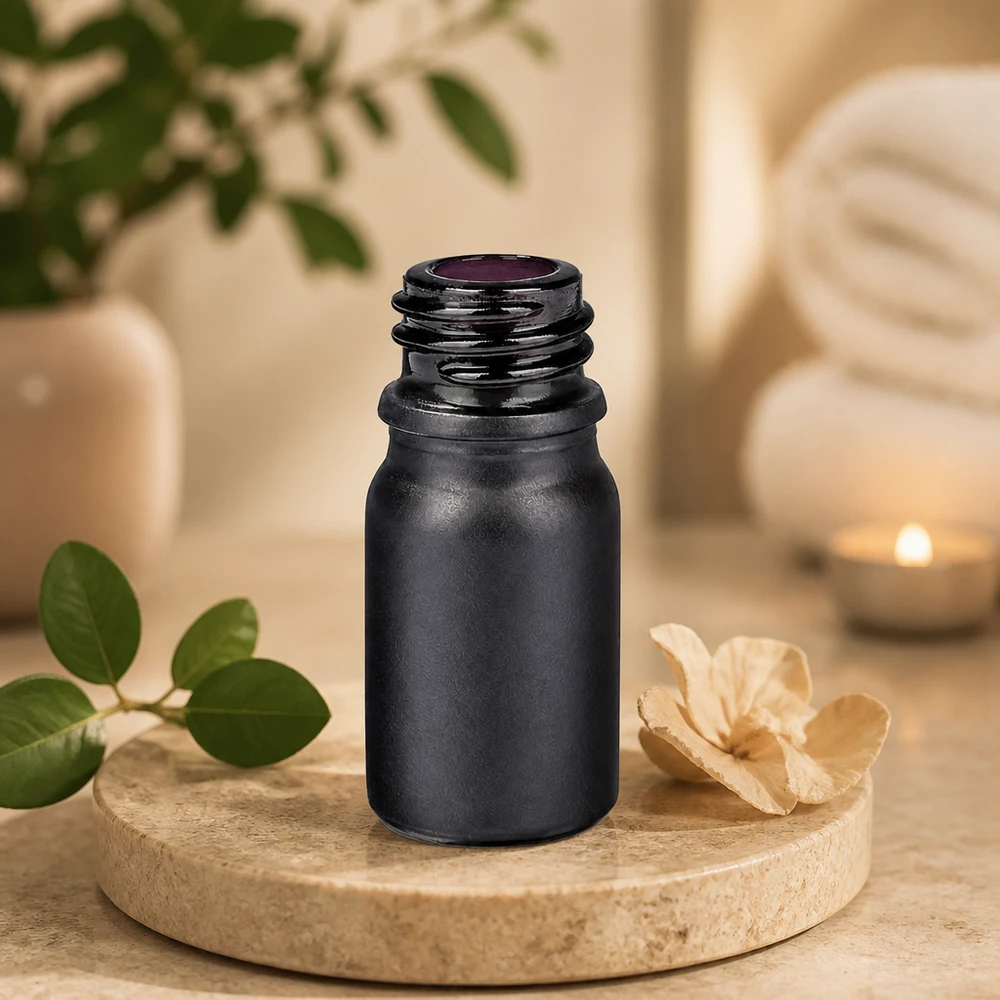 5ml apothekersfles BlackLine UT18/5 UNiTWIST BlackLine UT18/5 apothekersfles 5ml met nauwkeurige schroefdraad voor het veilig bewaren van serums
