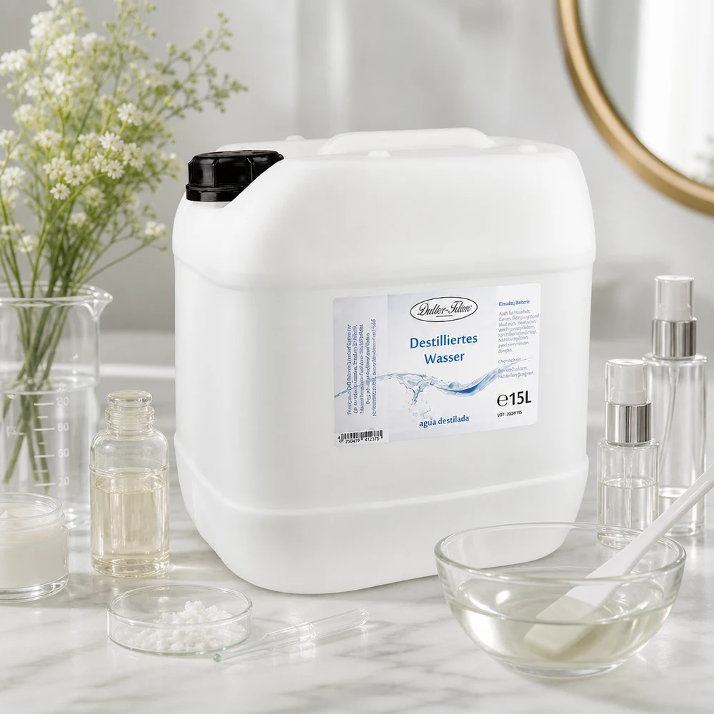 15 liter gedestilleerd water - Aqua dest in blanke premium jerrycan van Doktor Klaus 15 liter gedestilleerd water - Aqua dest in blanke premium jerrycan van Doktor Klaus