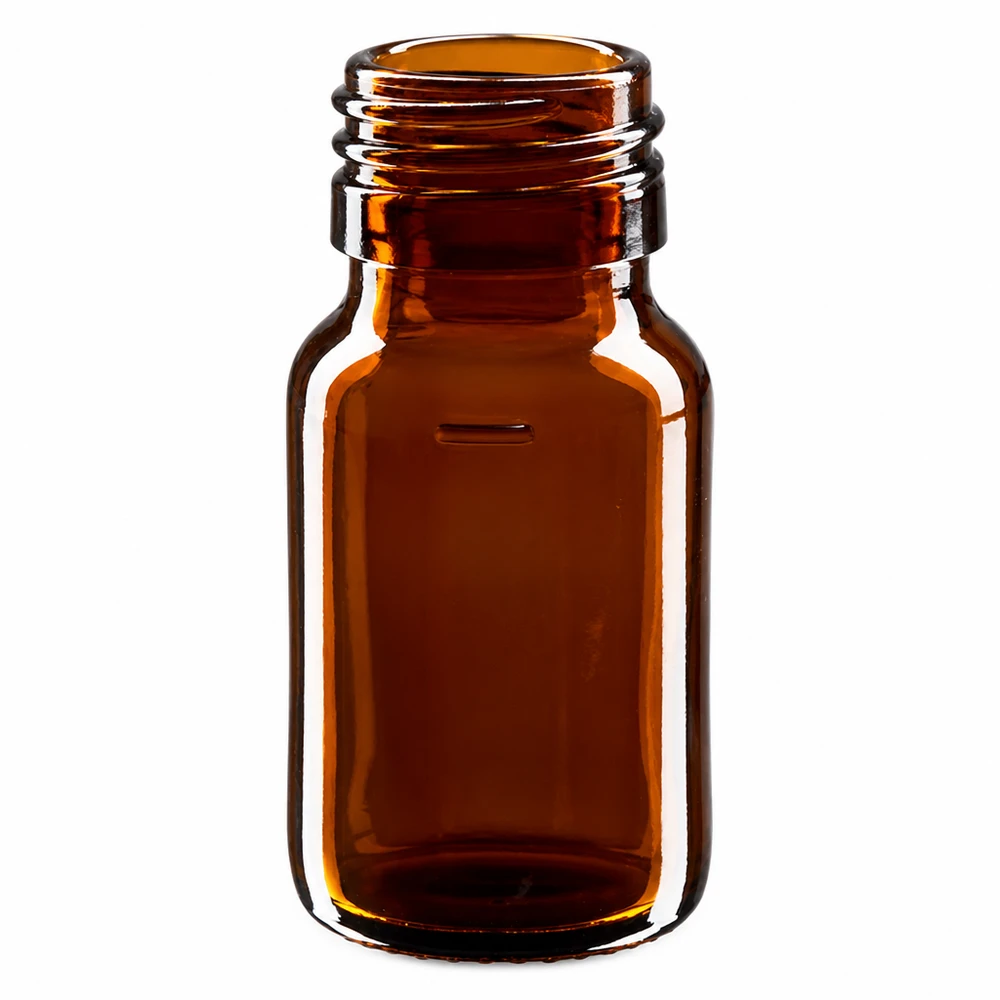 30ml Euro-medicijnfles bruin 30ml amberkleurige glazen fles zonder dop voor medische toepassingen PP28 schroefdraad