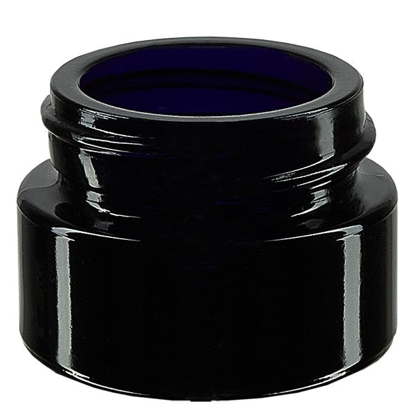 Cosmeticapot violetglas 15ml, zonder sluiting Cosmeticapot violetglas 15ml, zonder sluiting