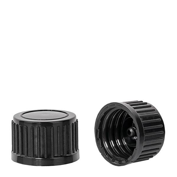 Schroefdop zwart (DIN18, UT18) Standaard Schroefdop zwart (DIN18, UT18) Standaard