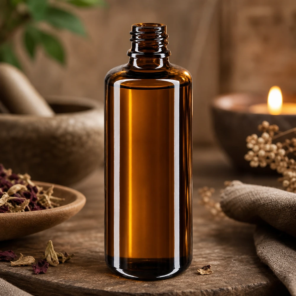 Violetglas fles 100ml DIN 18 (Mironglas) Orion 100ml druppelflacon met lichtfilterend Miron violet glas om de kwaliteit van het actieve ingrediënt te behouden