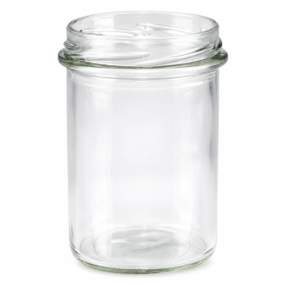 Lege bekers 230ml TO66 UNiTWIST transparant zonder deksel voor jam en conserven