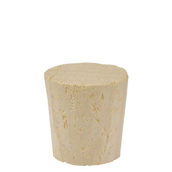 Tapse kurk - natuurlijk kurk - 22/26mm, hoogte 27mm Tapse kurk - natuurlijk kurk - 22/26mm, hoogte 27mm