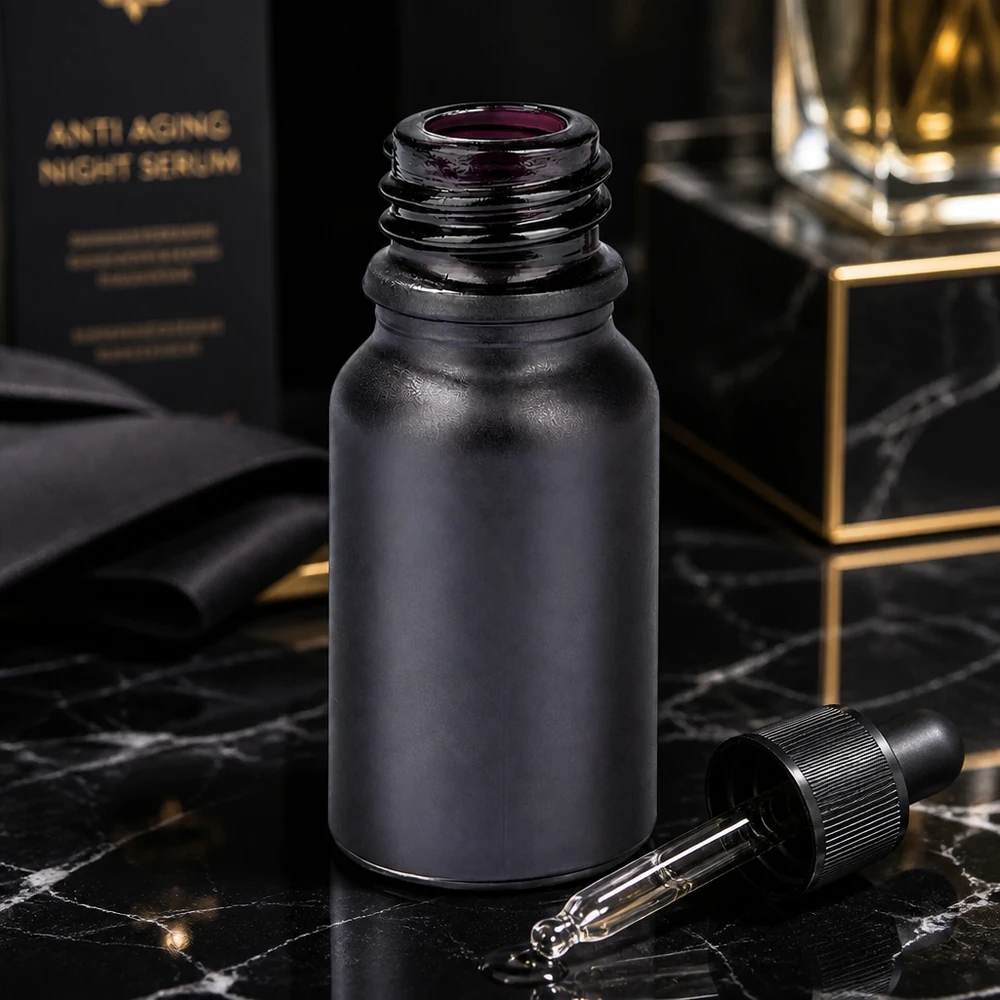 10ml apothekersflesje BlackLine UT18/10 UNiTWIST Compact 10ml apothekersflesje BlackLine UT18/10 perfect voor op reis en onderweg